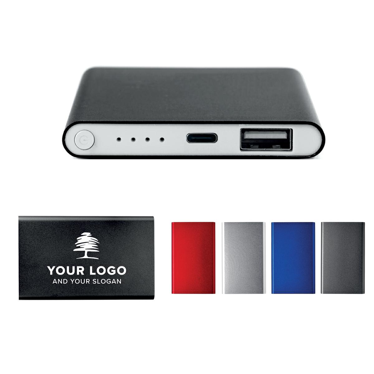 Powerbank in alluminio 4000 mAh