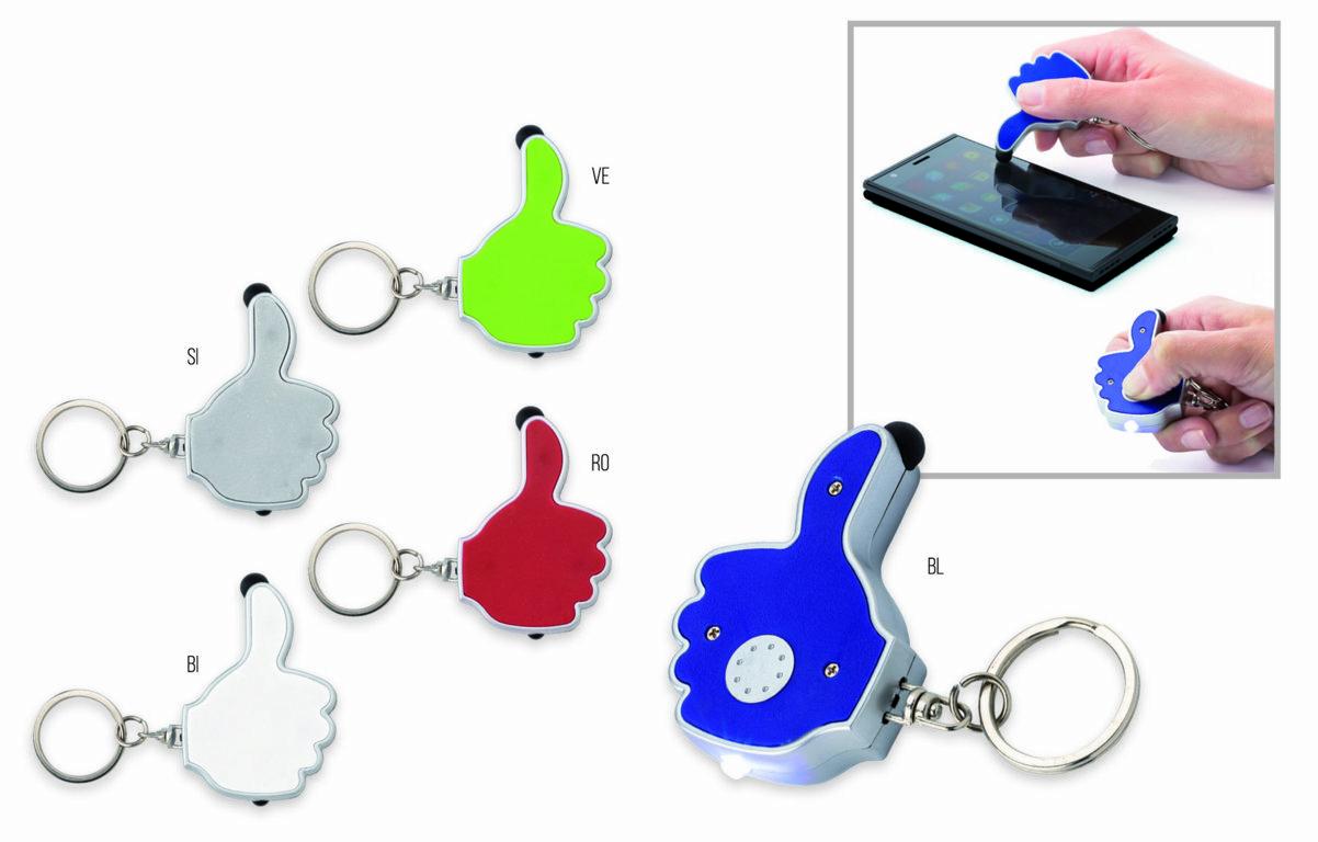 Portachiavi touch ok con luce
