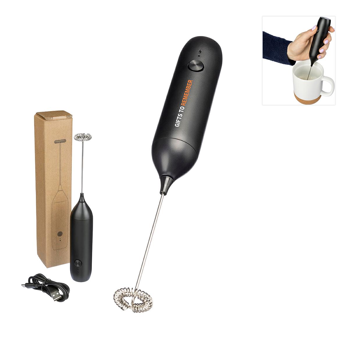 Schiumatore elettrico con utensile in acciaio inox