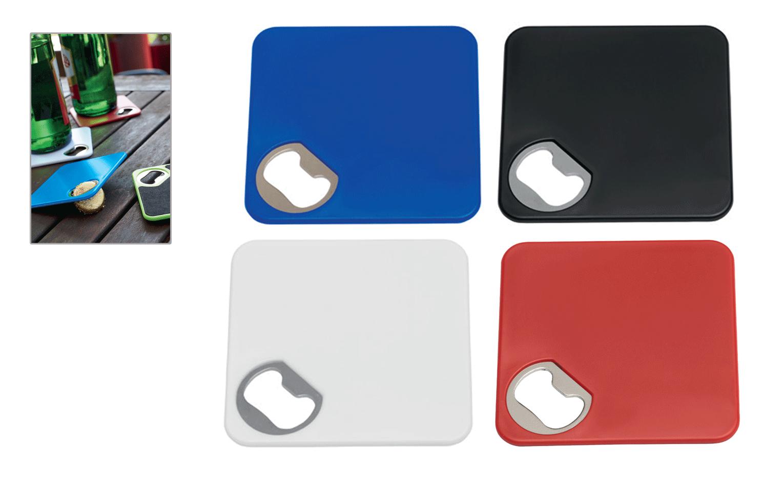 Sottobicchiere/bottiglia plastica e acciaio