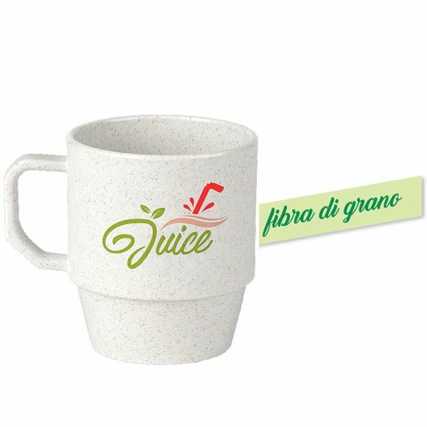 Tazza biodegradabile in fibra di grano 300ml