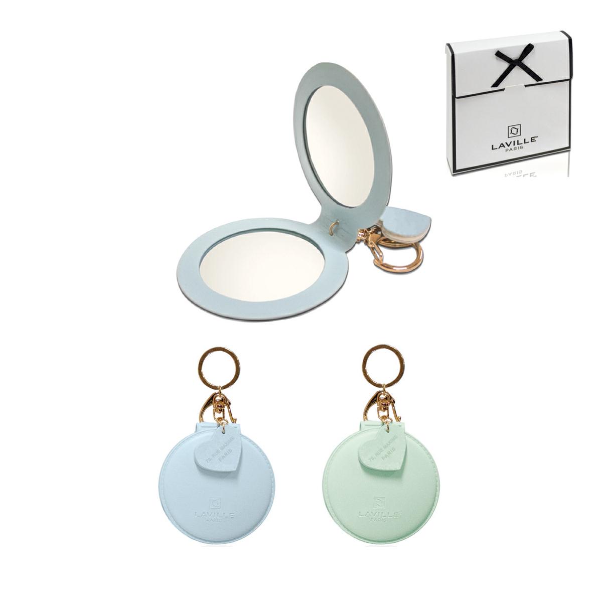 Specchietto con charms e doppio specchio - laville paris