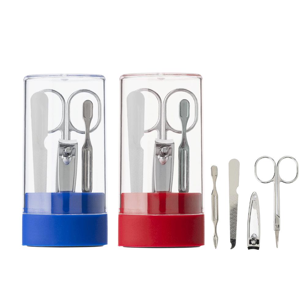 Contenitore in ABS con set manicure 4 pezzi