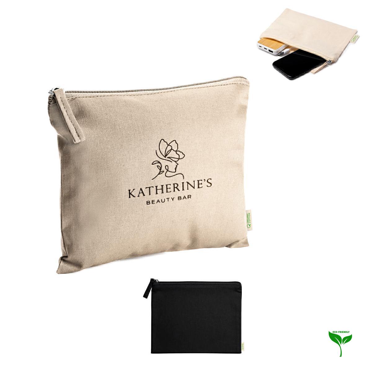 Beauty case in cotone con manico
