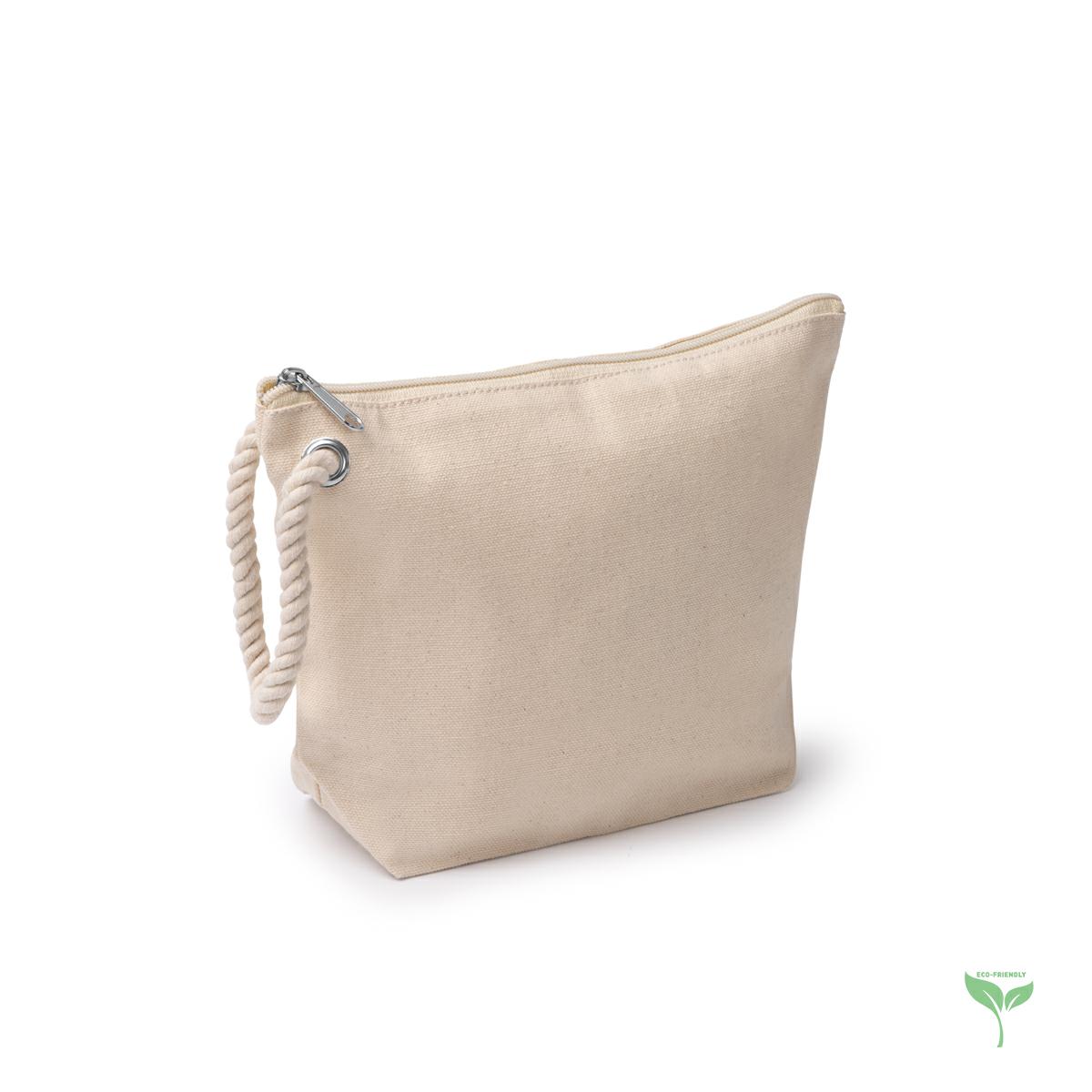 Beauty case in cotone con manico