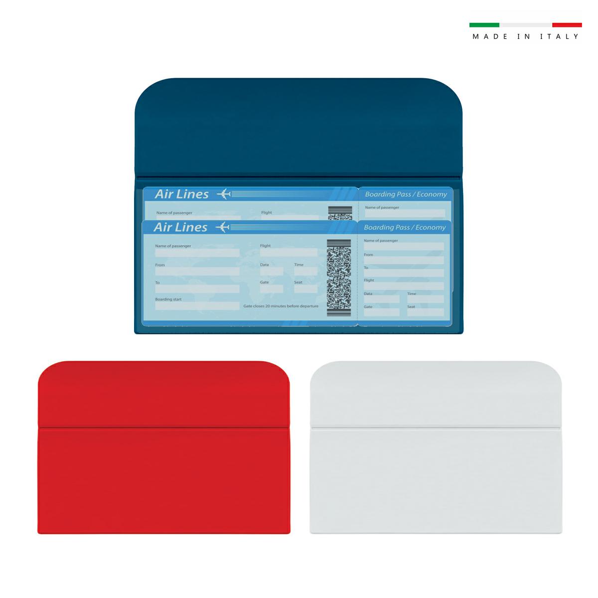 Portalotto/portabiglietto PVC con pattina di chiusura