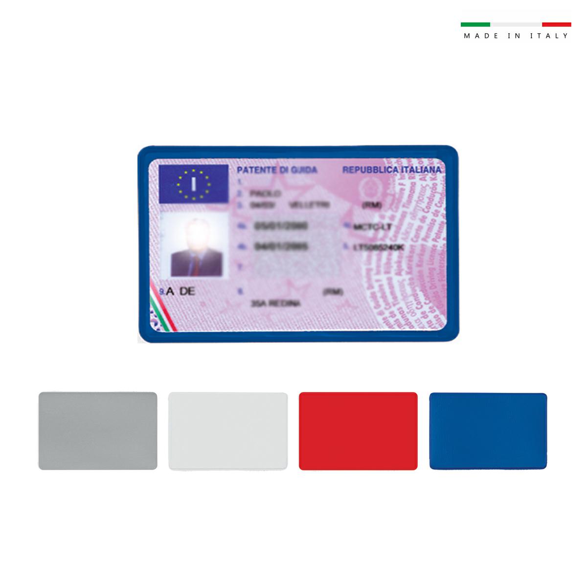Portacard singolo in PVC elite Made in italy