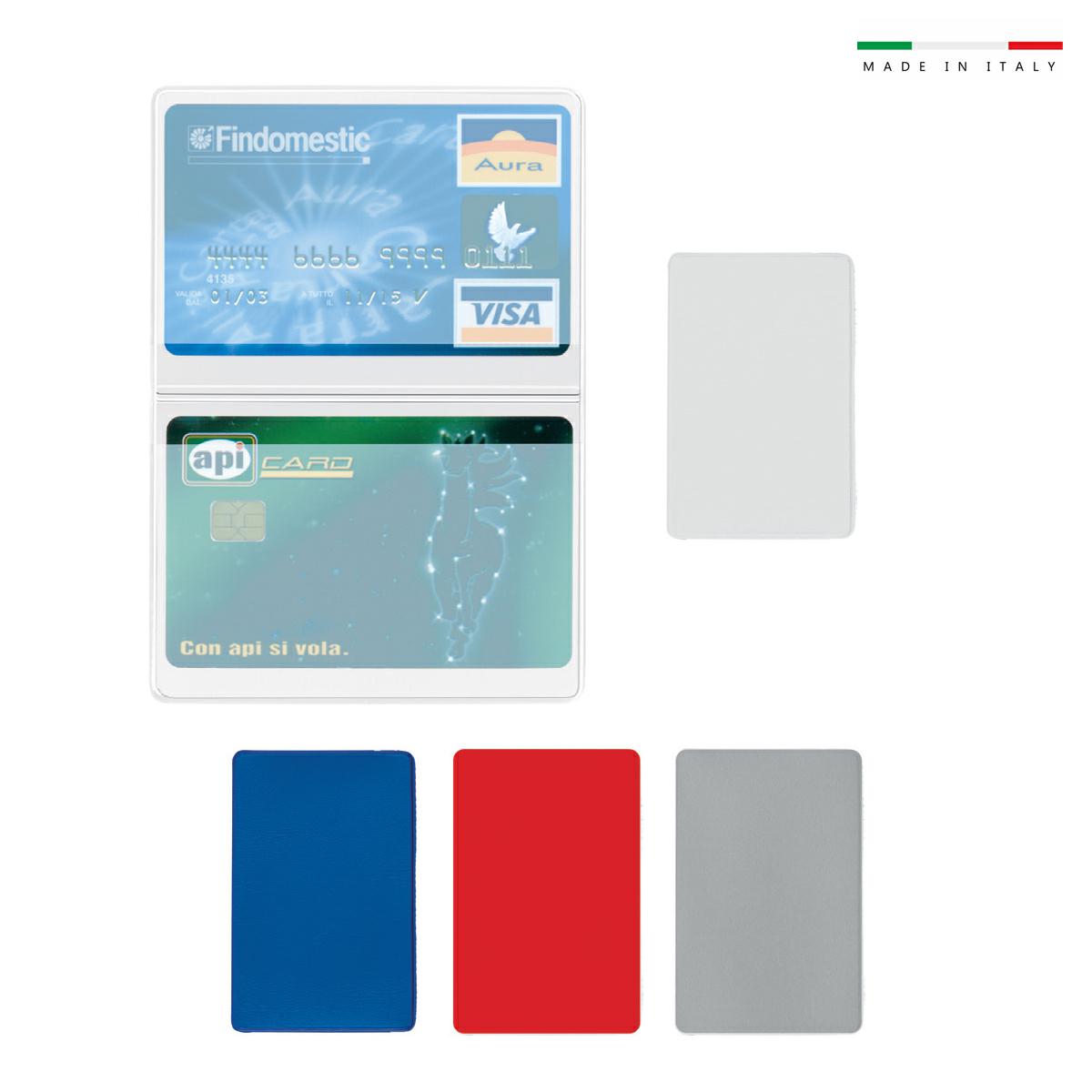 Portacard 2 ante inpvc Made in Italy