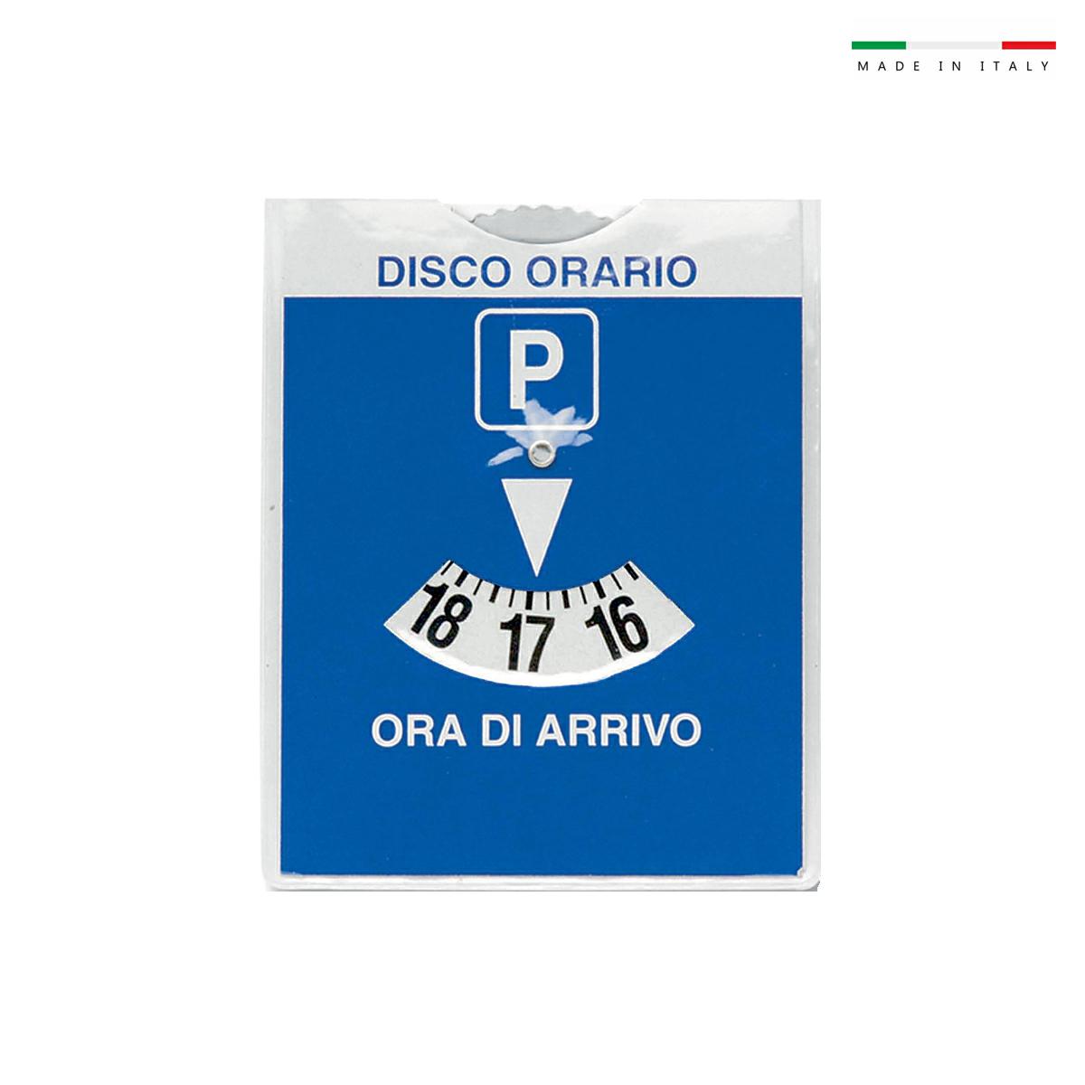 Disco orario con bustina in PVC 15x11,7