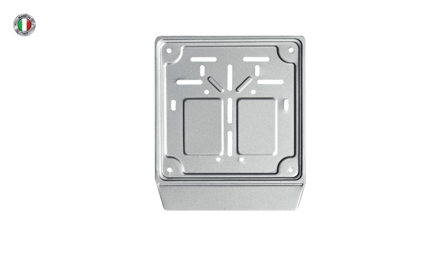 Porta targa moto inmetallo grigio