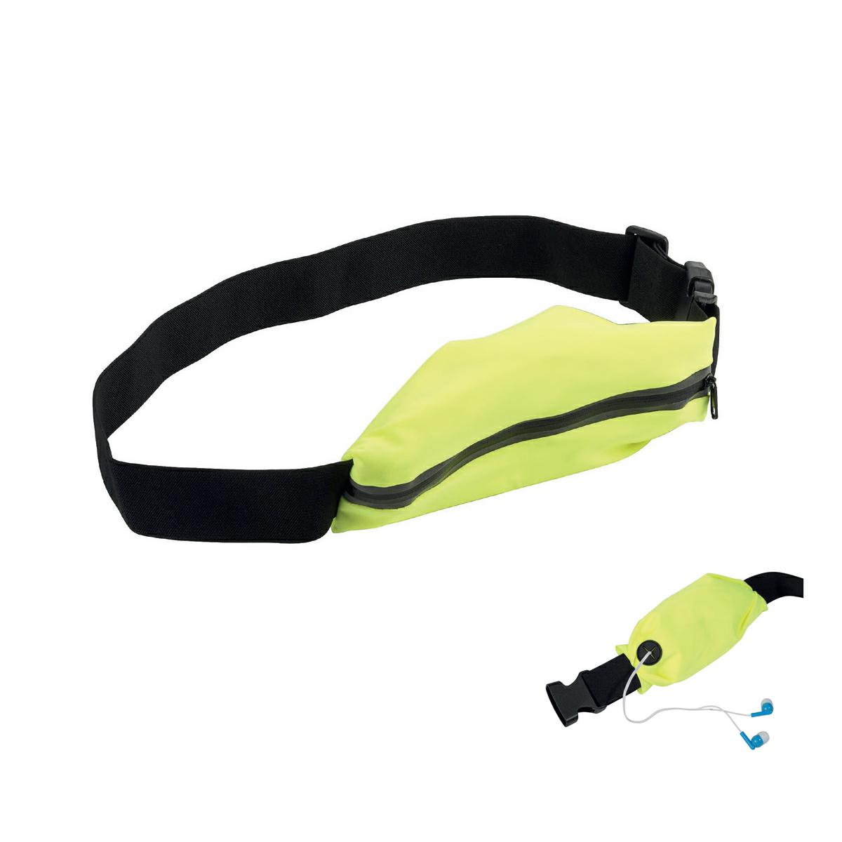 Marsupio giallo neon in poliestere idrorepellente