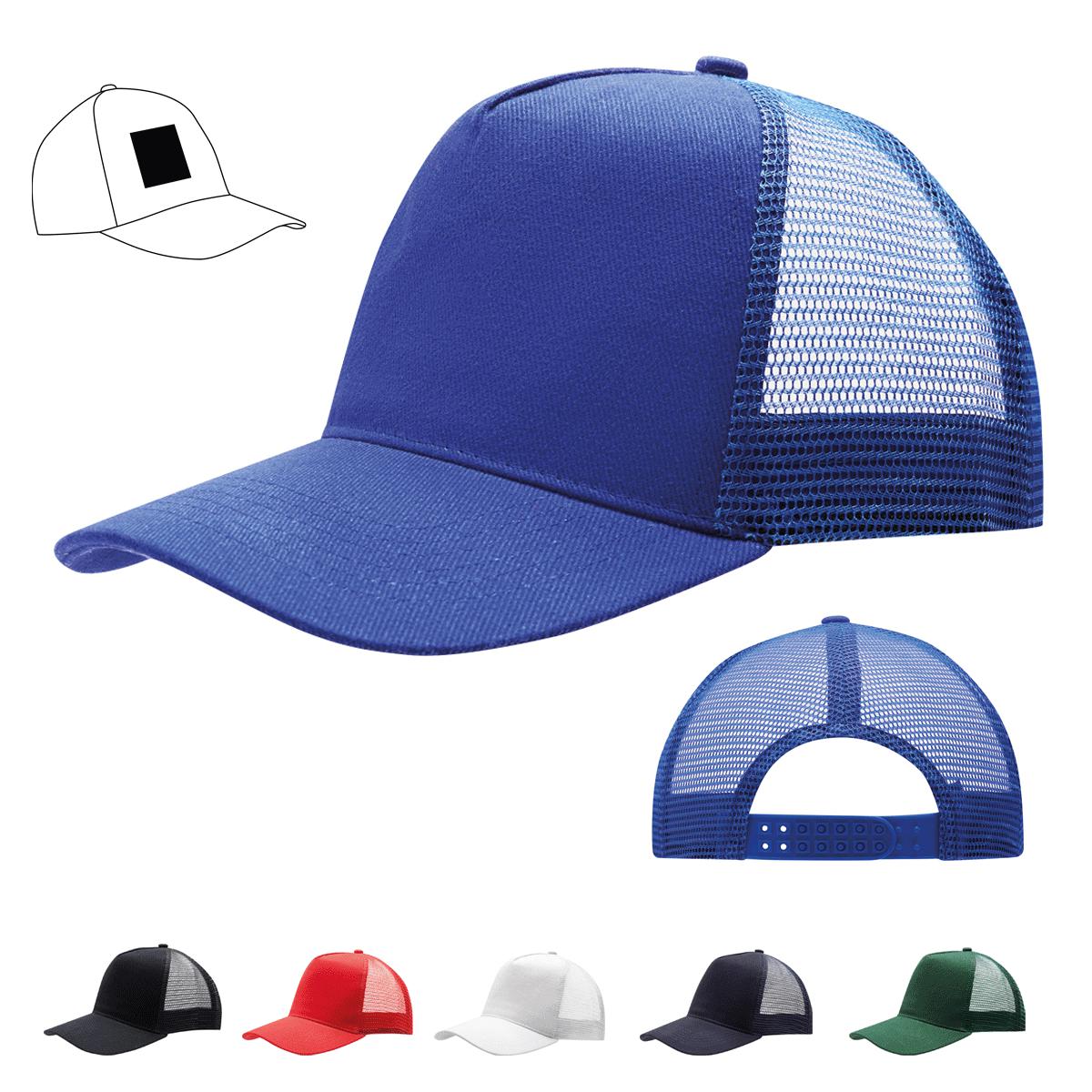 Cappello con rete mesh