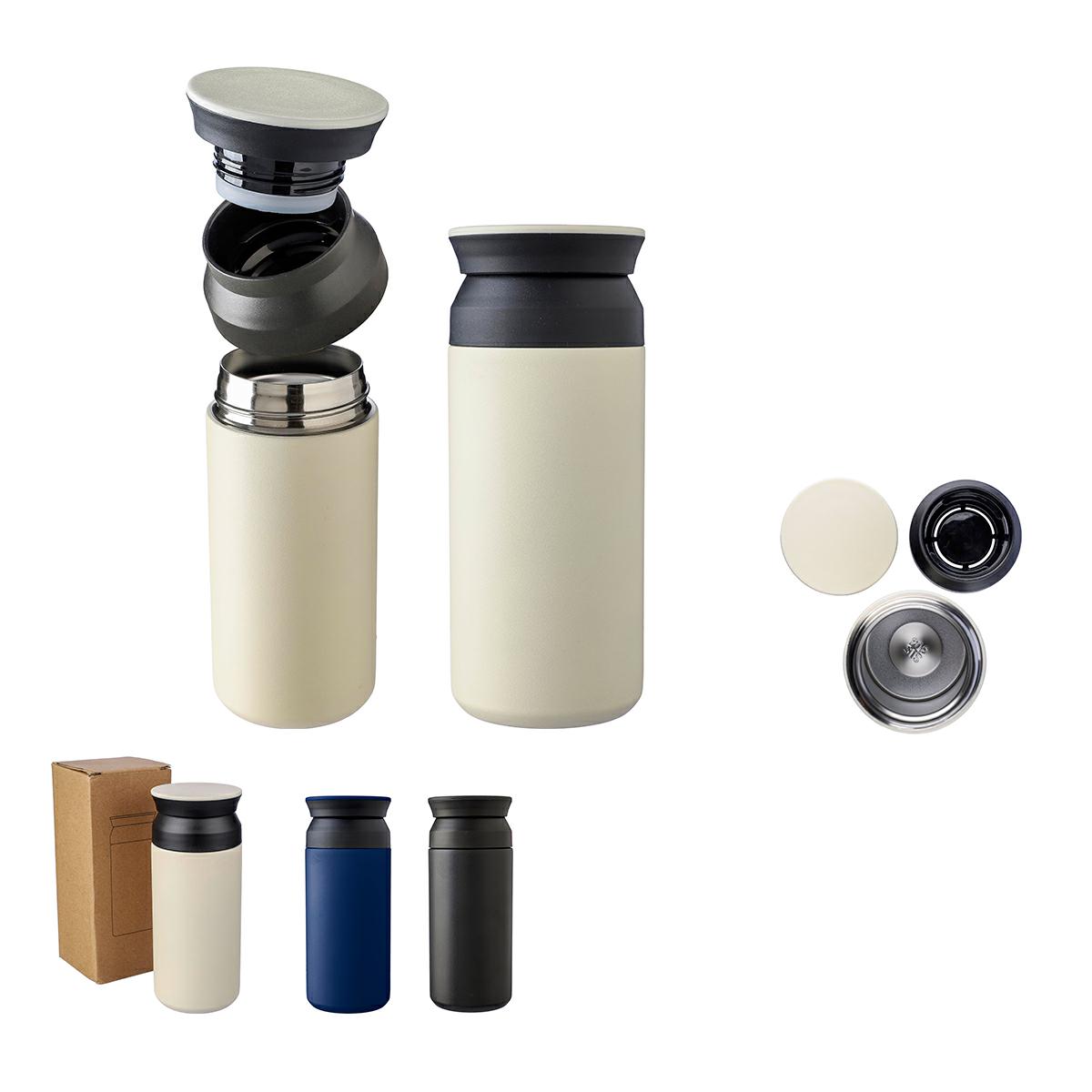 Tazza termica in acciaio inox doppia parete 350 ml