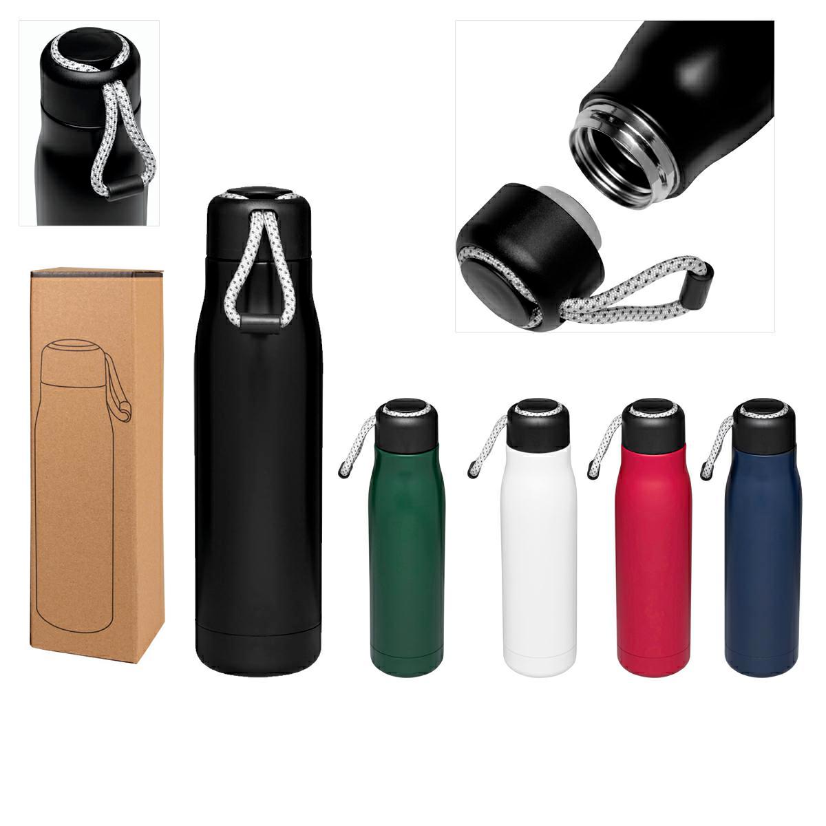 Borraccia in acciaio inox doppia parete 500 ml
