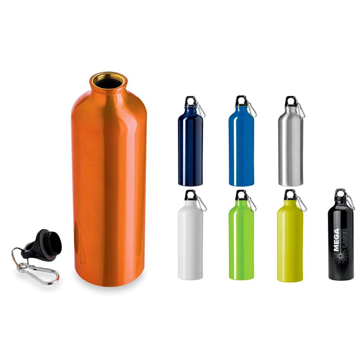 Borraccia waterproof con moschettone 750ml