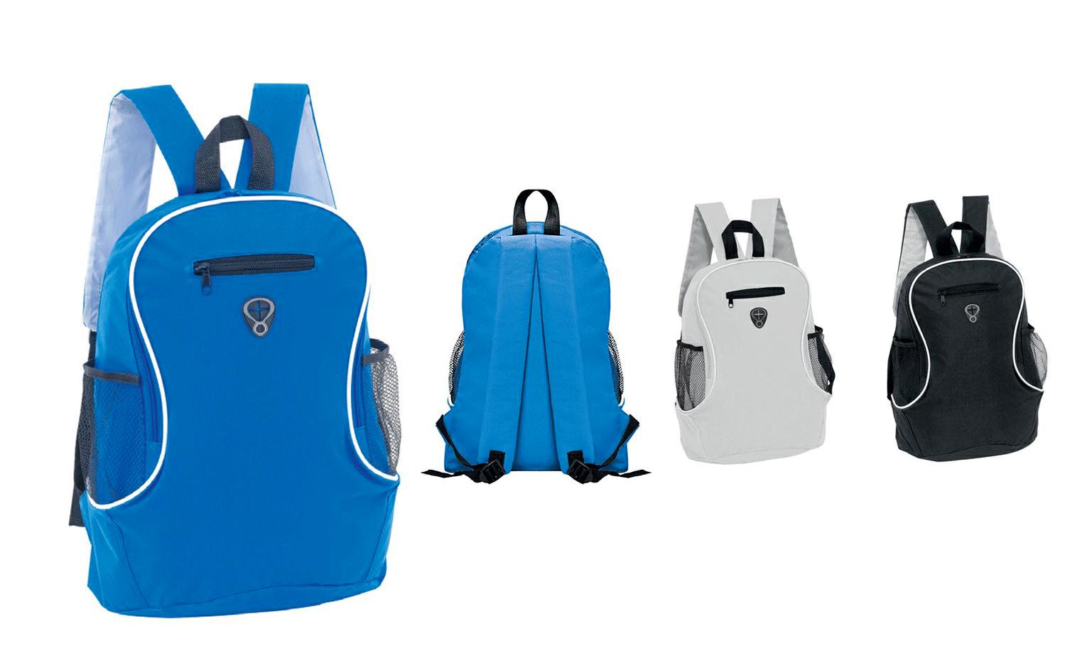 Zaino in poliesterecon scomparto frontale