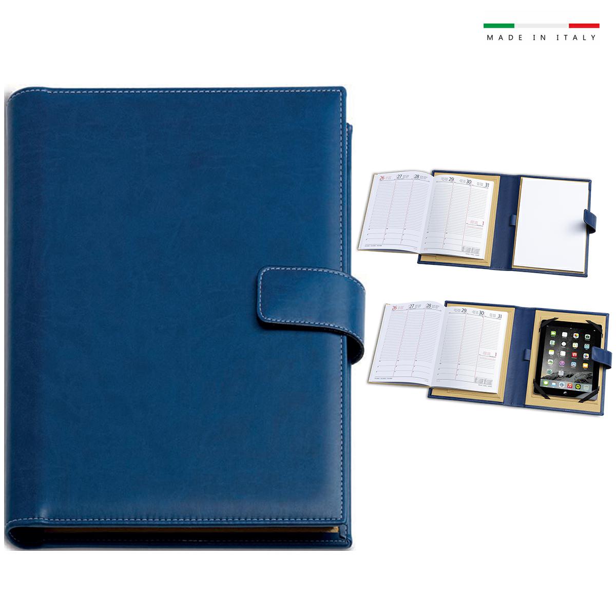 Agenda settimanale portablocco e portatablet 27x33 personalizzabile con logo