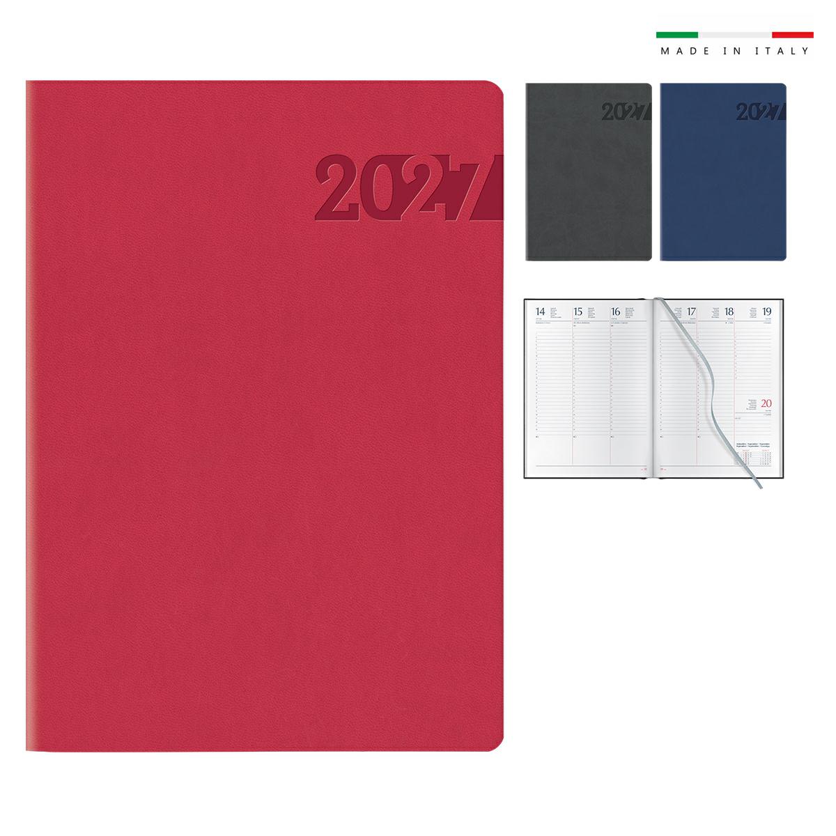 Agenda settimanale 17x24 in flex thermo personalizzabile con logo