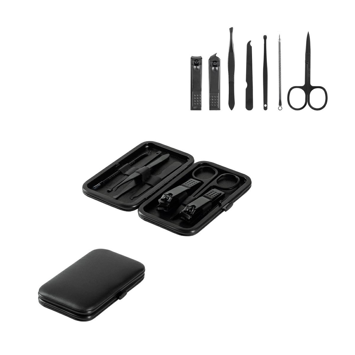 Set manicure 7/1 inmetallo personalizzabile con logo